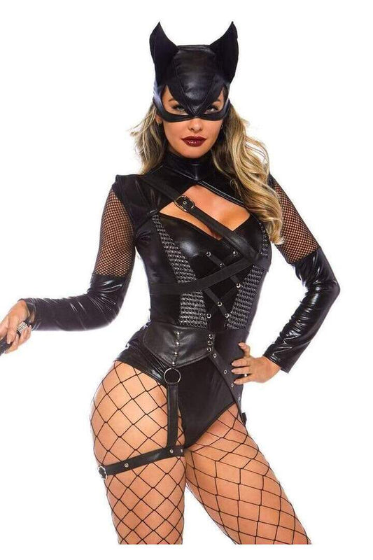 Leg Avenue Villainess Vixen Costume in Black