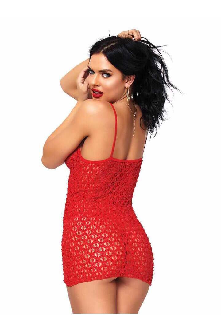 Leg Avenue Watch Me Shine Lace Dress Set in One Size 5