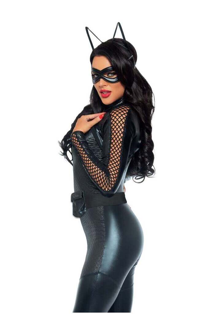 Leg Avenue Wicked Kitty Costume in Black 4