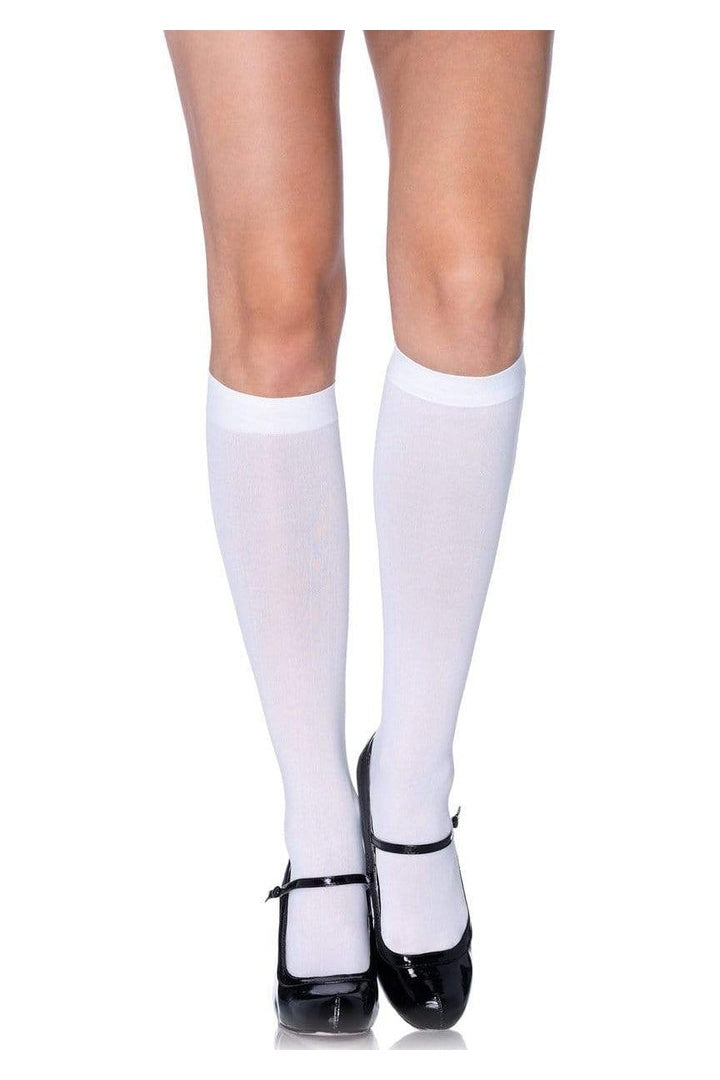 Leg Avenue Winnie Opaque Knee High Socks in One Size 3