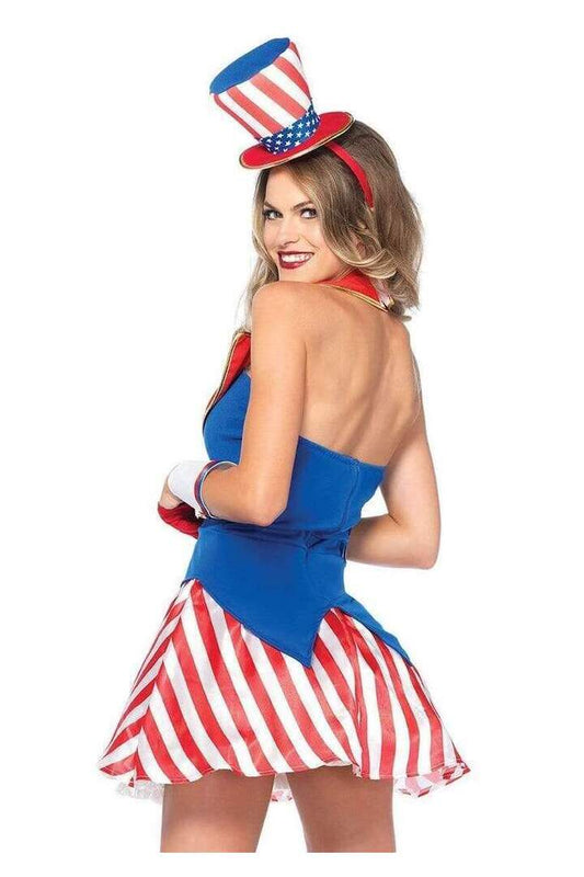 Leg Avenue Yankee Doodle Darlin' Costume Red/White/Blue in Medium/Large 1
