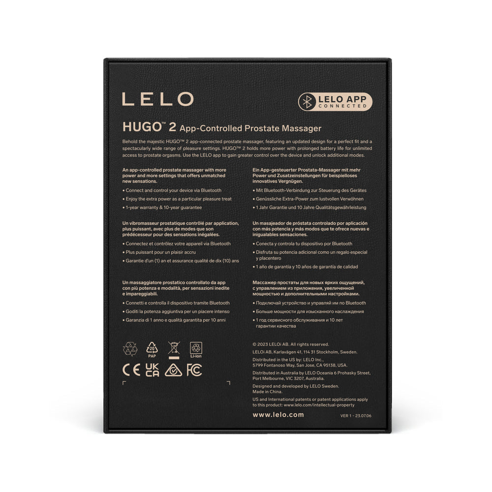 LELO HUGO 2 Prostate Massager 4