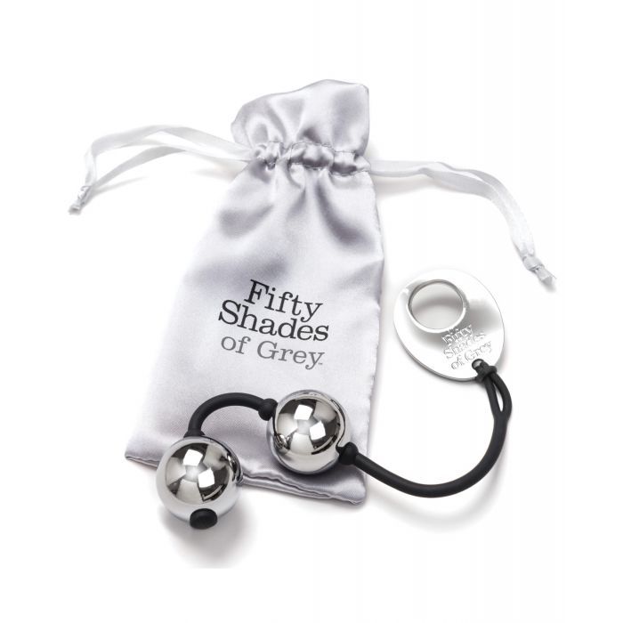 Lovehoney Fifty Shades of Grey Inner Goddess Silver Metal Pleasure Balls 2