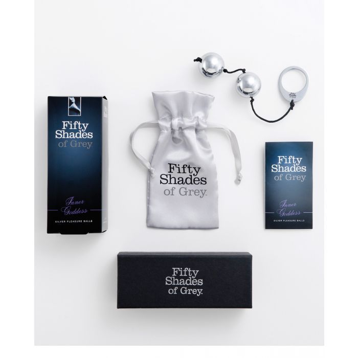 Lovehoney Fifty Shades of Grey Inner Goddess Silver Metal Pleasure Balls 3