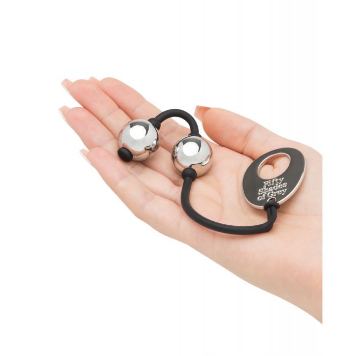 Lovehoney Fifty Shades of Grey Inner Goddess Silver Metal Pleasure Balls 4