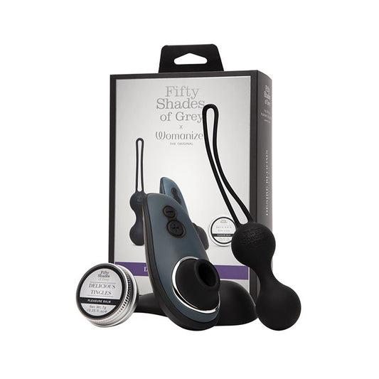 Lovehoney Fifty Shades of Grey & Womanizer Desire Blooms Kit