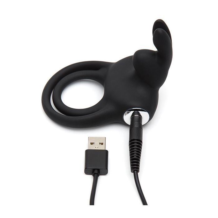 Lovehoney Happy Rabbit Cock Ring - Black 4