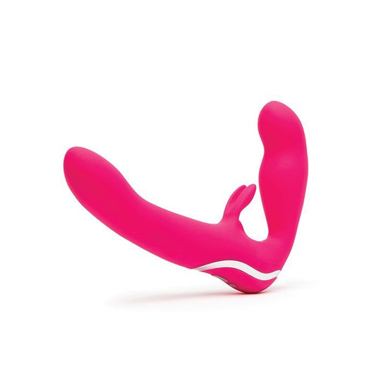 Lovehoney Happy Rabbit Strapless Strap on Rabbit Vibe - Pink 1