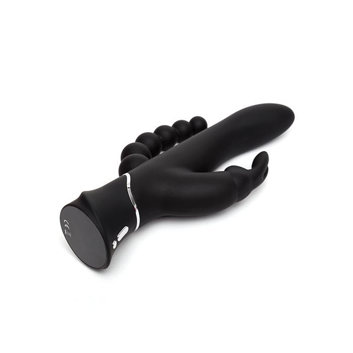 Lovehoney Happy Rabbit Triple Curve - Black 3