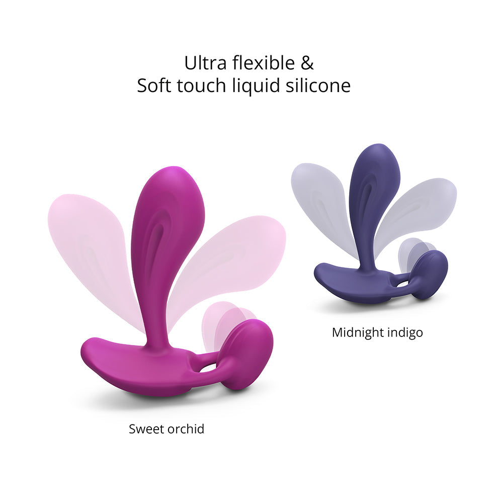Lovely Planet Love to Love Witty Rechargeable Remote-Controlled Silicone P & G Vibrator 10