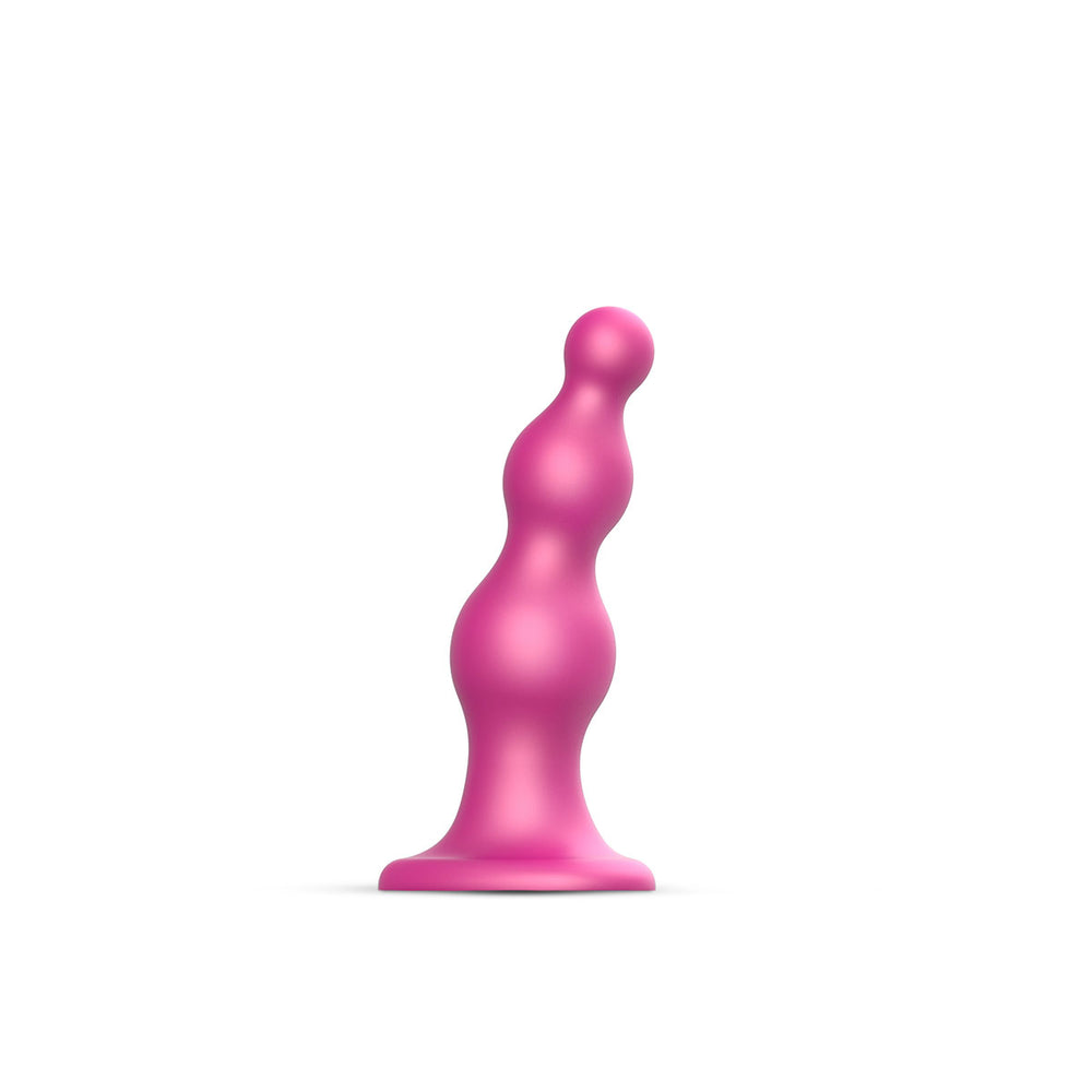Lovely Planet Strap-On-Me Dildo Plug Beads Raspberry 2