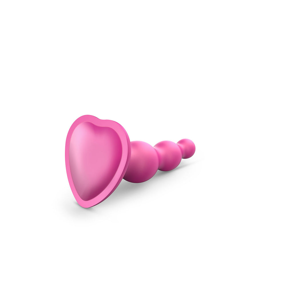 Lovely Planet Strap-On-Me Dildo Plug Beads Raspberry 6