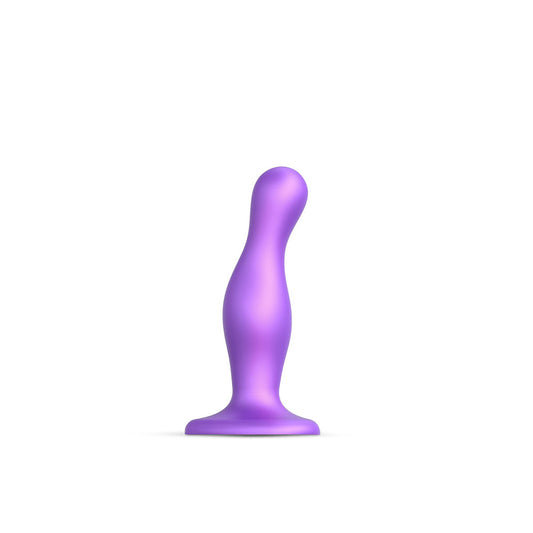 Lovely Planet Strap-On-Me Dildo Plug Curvy Purple 1
