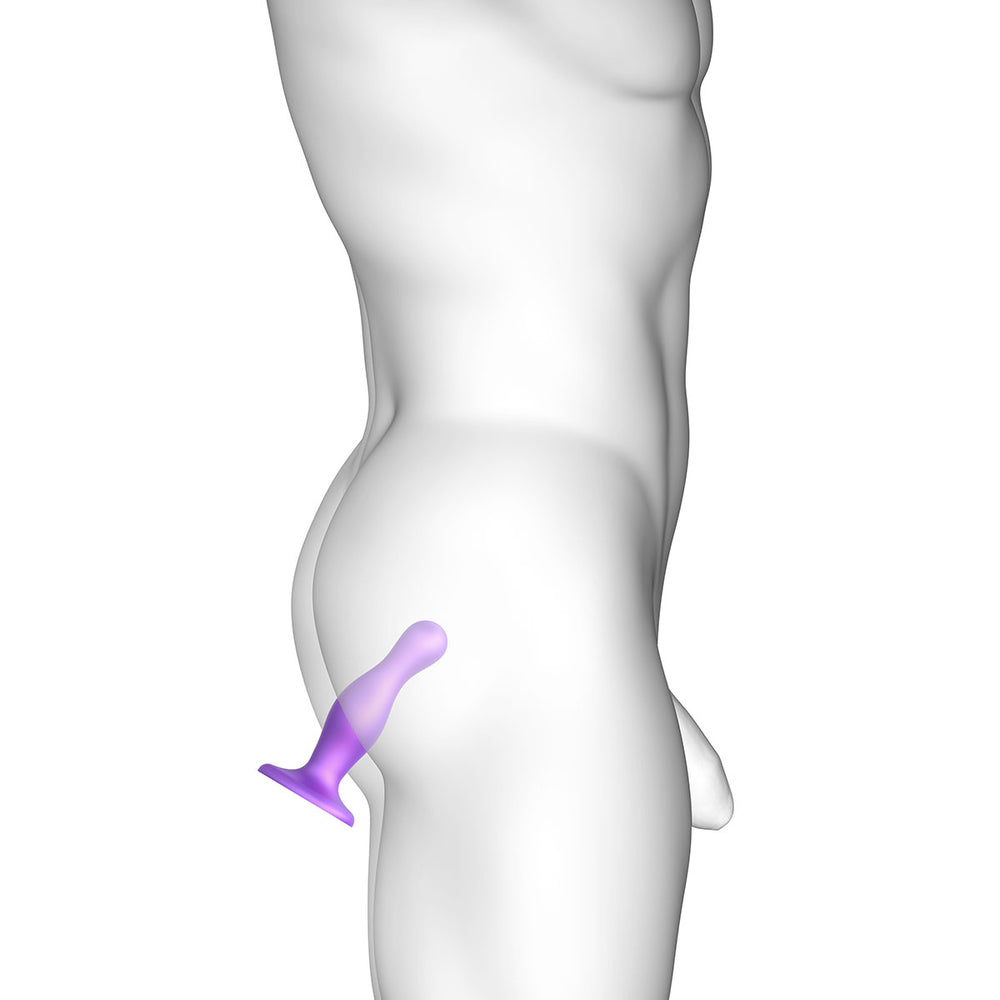 Lovely Planet Strap-On-Me Dildo Plug Curvy Purple 3