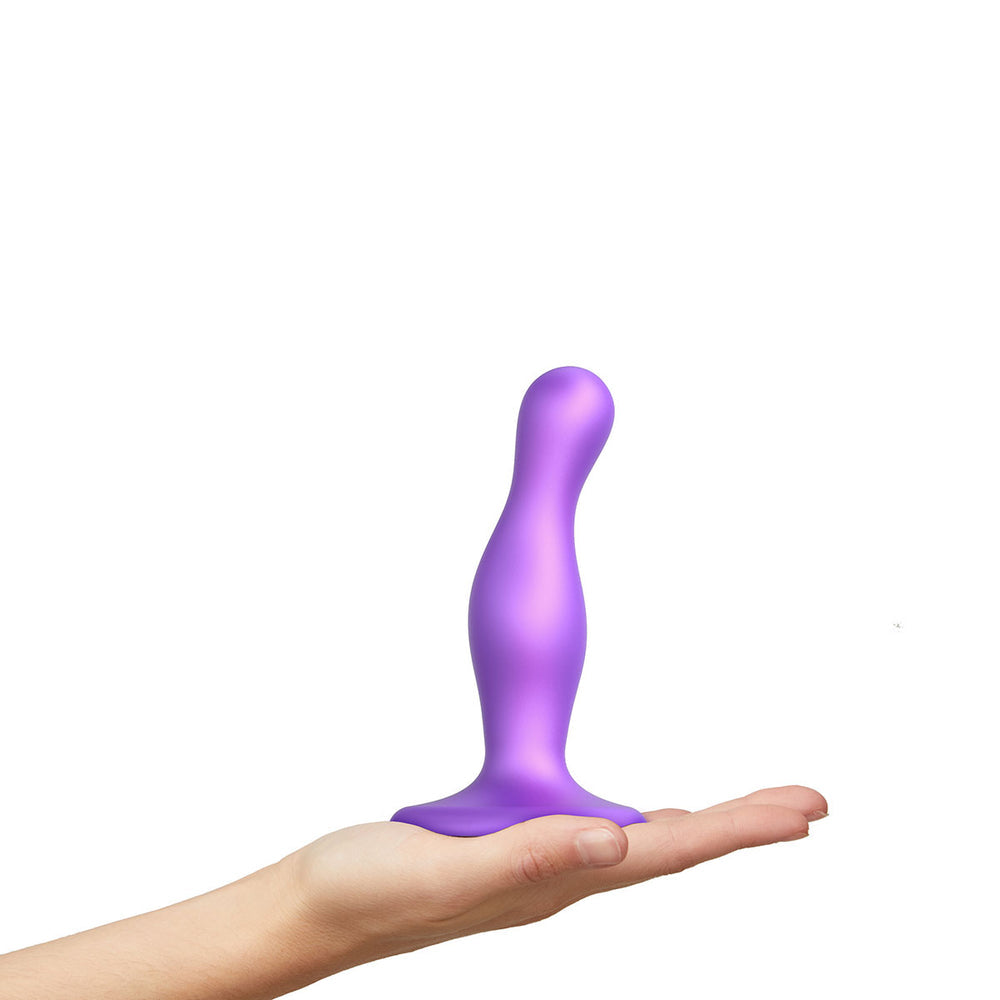 Lovely Planet Strap-On-Me Dildo Plug Curvy Purple 7