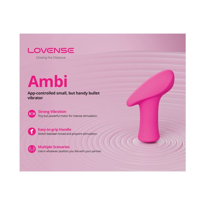 Lovense Ambi Bullet - Pink 3