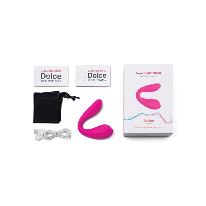 Lovense Dolce (previously Quake) Adjustable Dual Stimulator - Pink 5