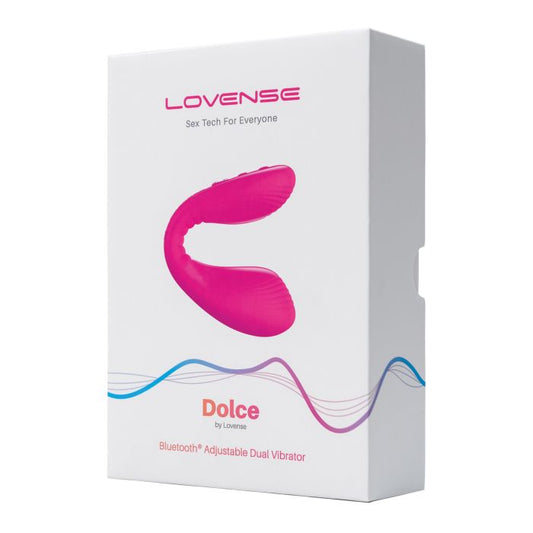 Lovense Dolce (previously Quake) Adjustable Dual Stimulator - Pink