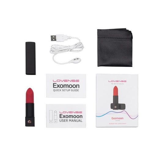Lovense Exomoon Lipstick Vibe - Red 1