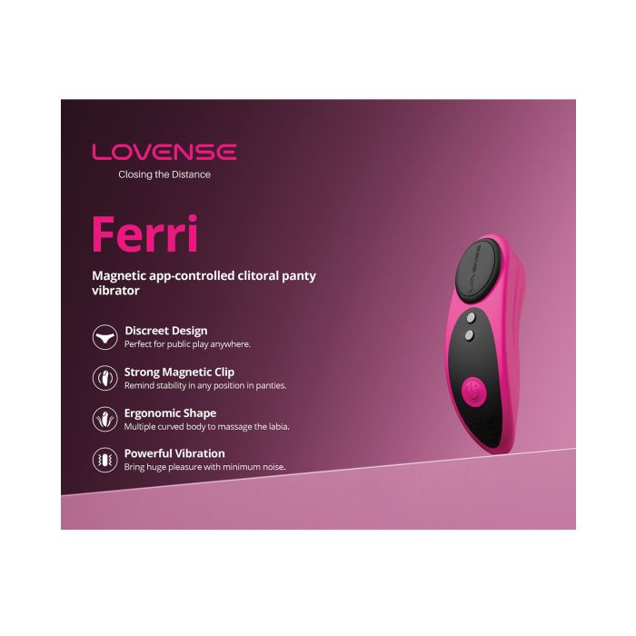 Lovense Ferri Panty Vibe - Pink 5