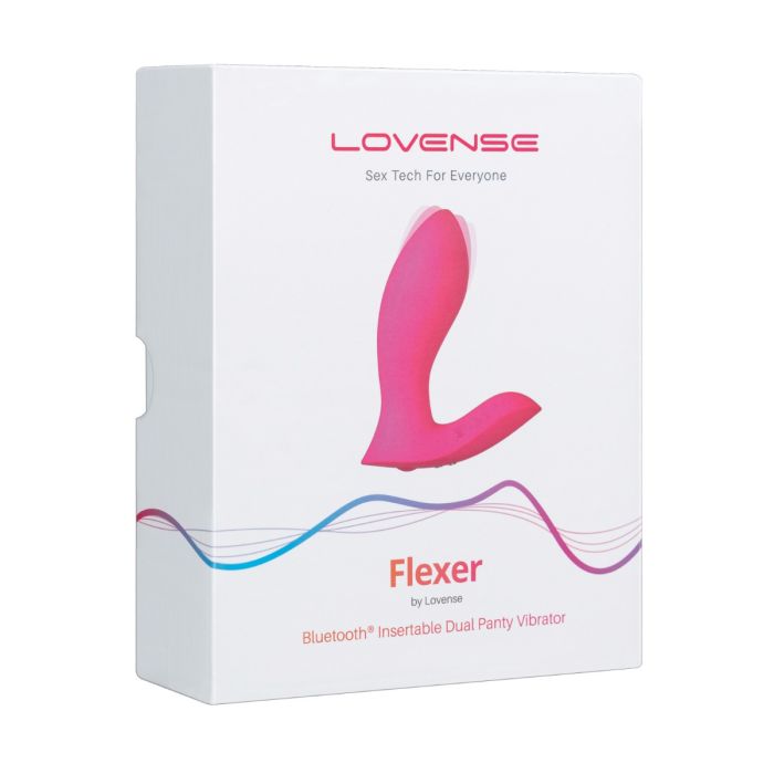 Lovense Flexer Dual Panty Vibrator - Pink 5