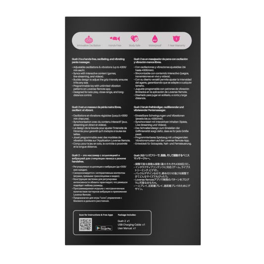 Lovense Gush 2 Handsfree Masturbator - Teal 1