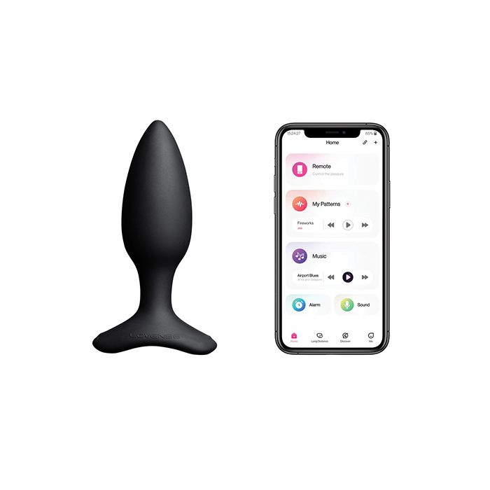 Lovense Hush 2 1.5" Butt Plug - Black 4