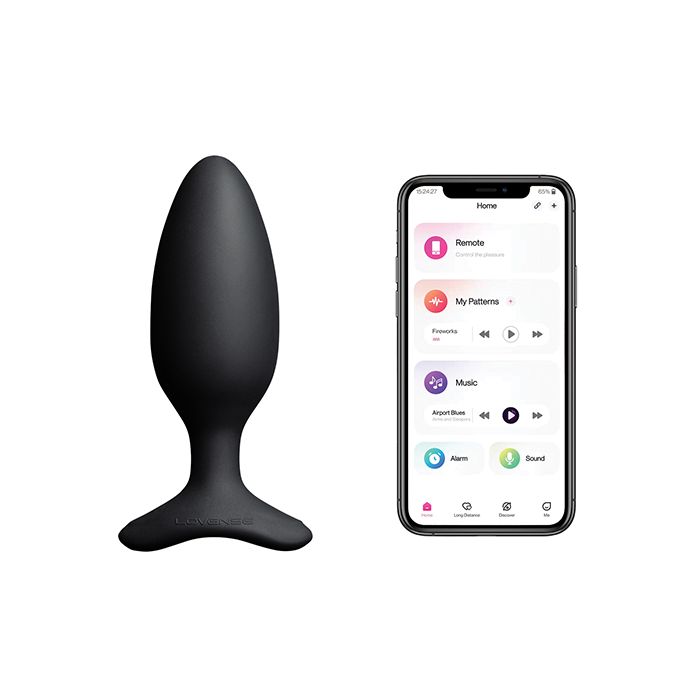 Lovense Hush 2 1.75" Butt Plug - Black 4