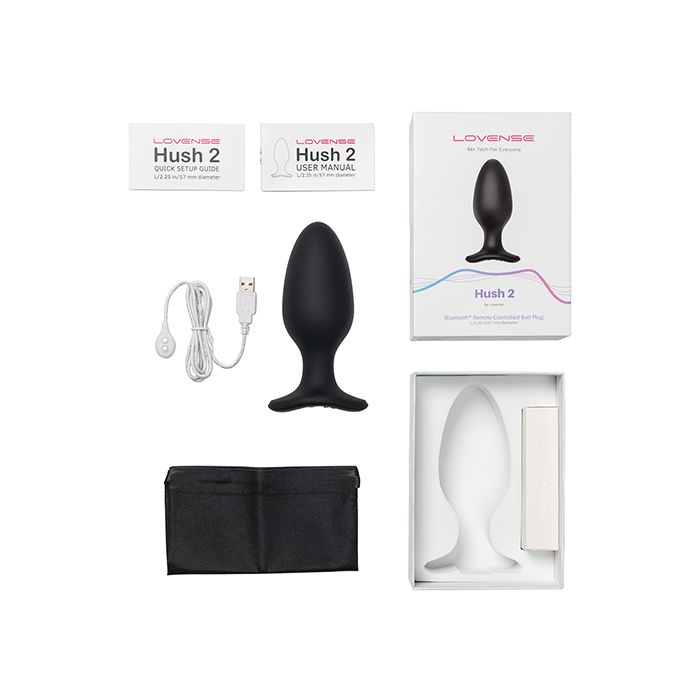 Lovense Hush 2 2.25" Butt Plug - Black 4