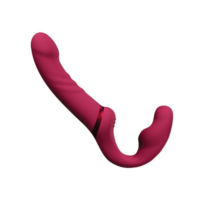 Lovense Lapis Vibrating Strapless Strap On - Pink 5
