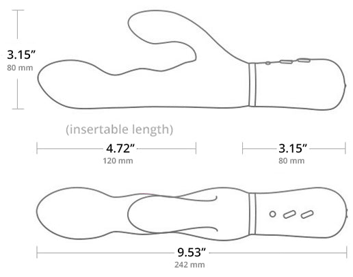 Lovense Nora Rotating Head Rabbit - Pink 1