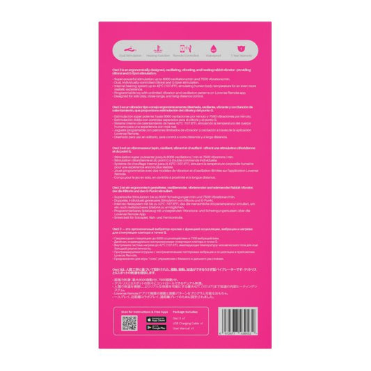 Lovense Osci 3 Oscillating G Spot Vibrator - Pink 1