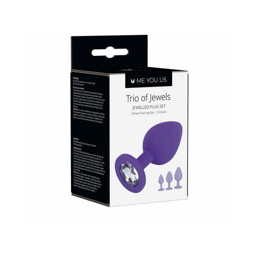 Me You Us Trio of Jewels 3-Piece Training Plug Set 1