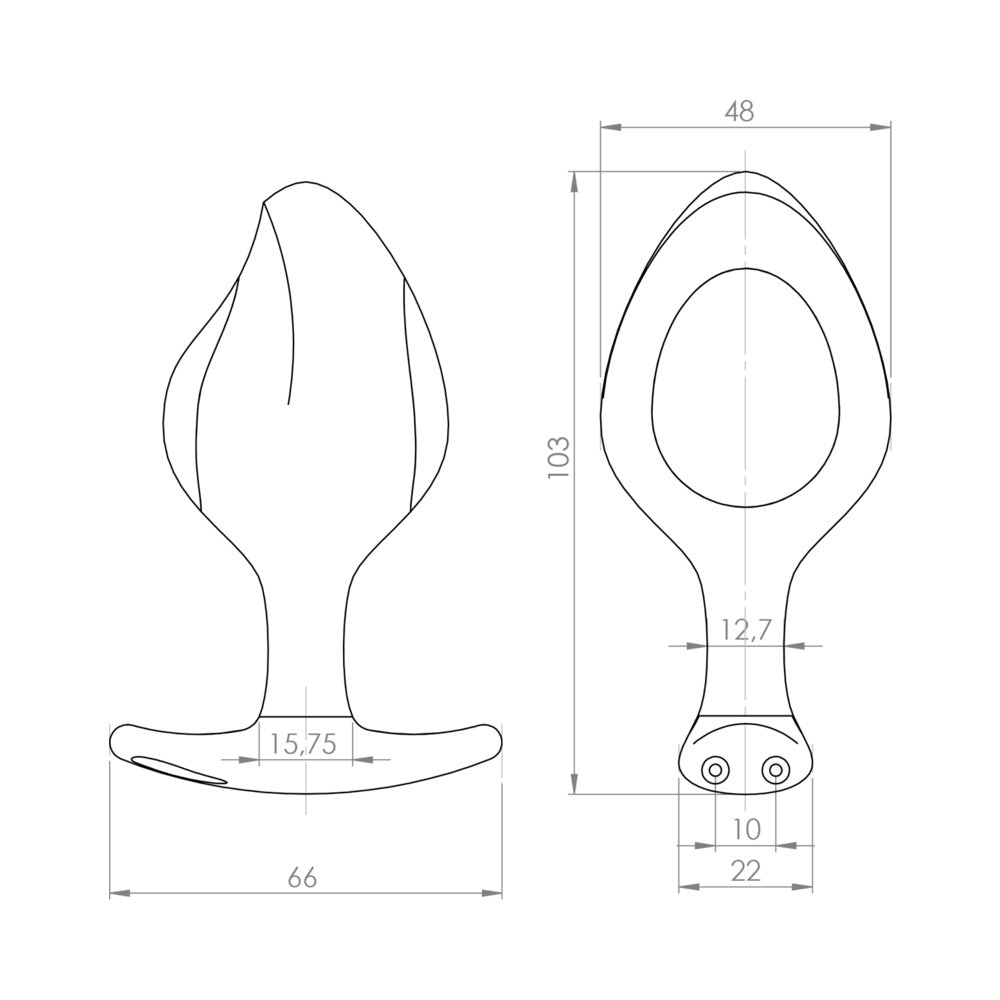 Mystim Rocking Force Anal Plug Large 5