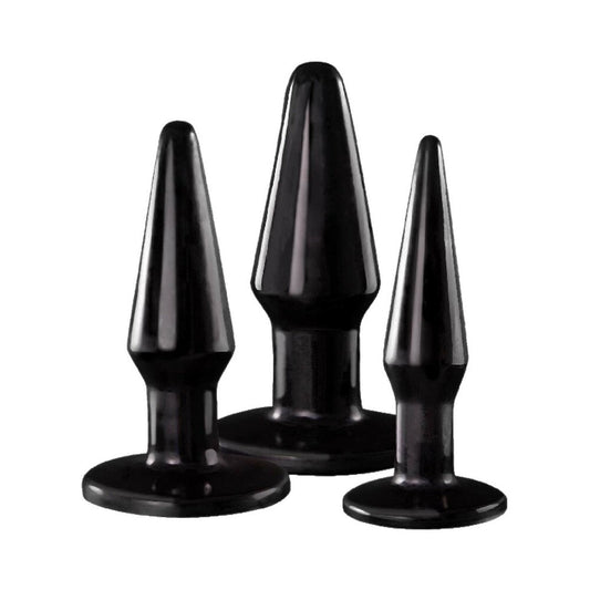 Nasstoys Ass-Sation Anal Training Butt Plug Kit #2 Black1