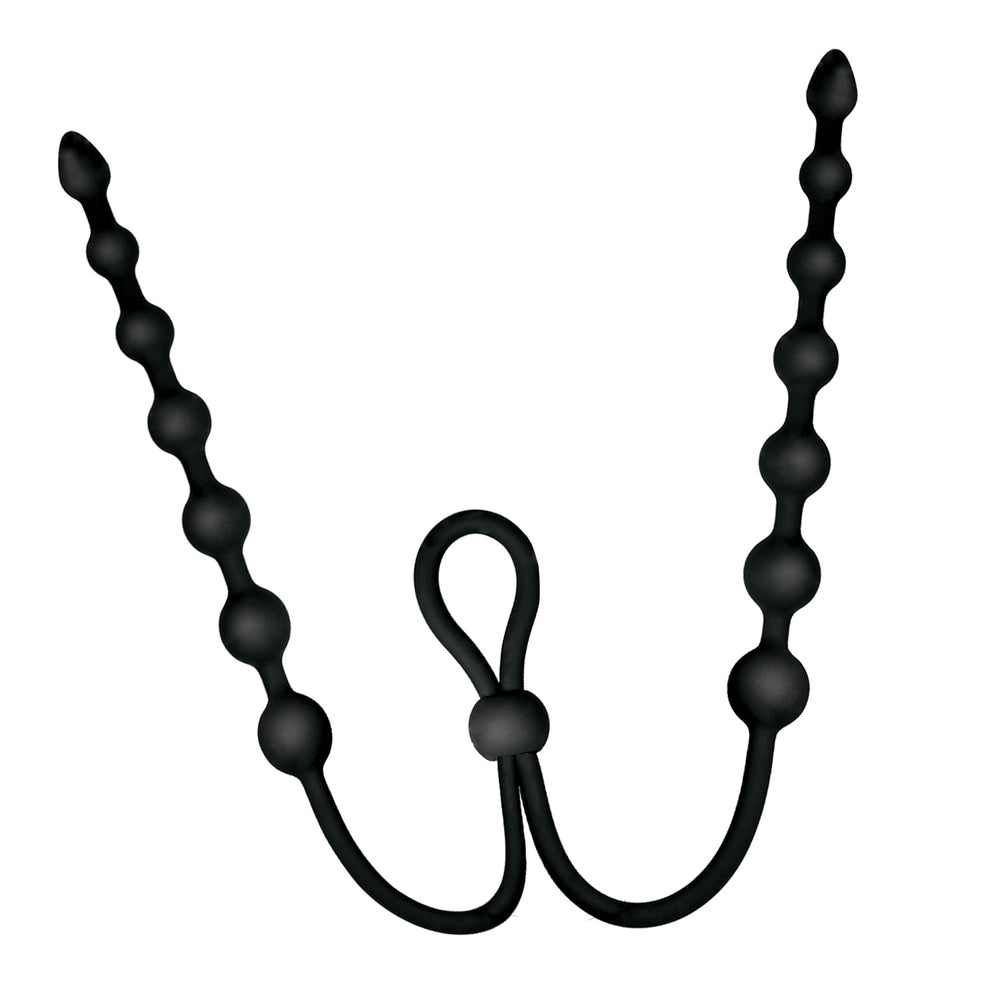 Nasstoys Ass-Sation Dual Silicone Anal Beads Black2