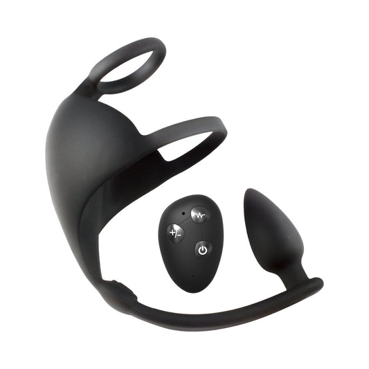 Nasstoys Magic Remote Scrotum Massager Plug Black 1