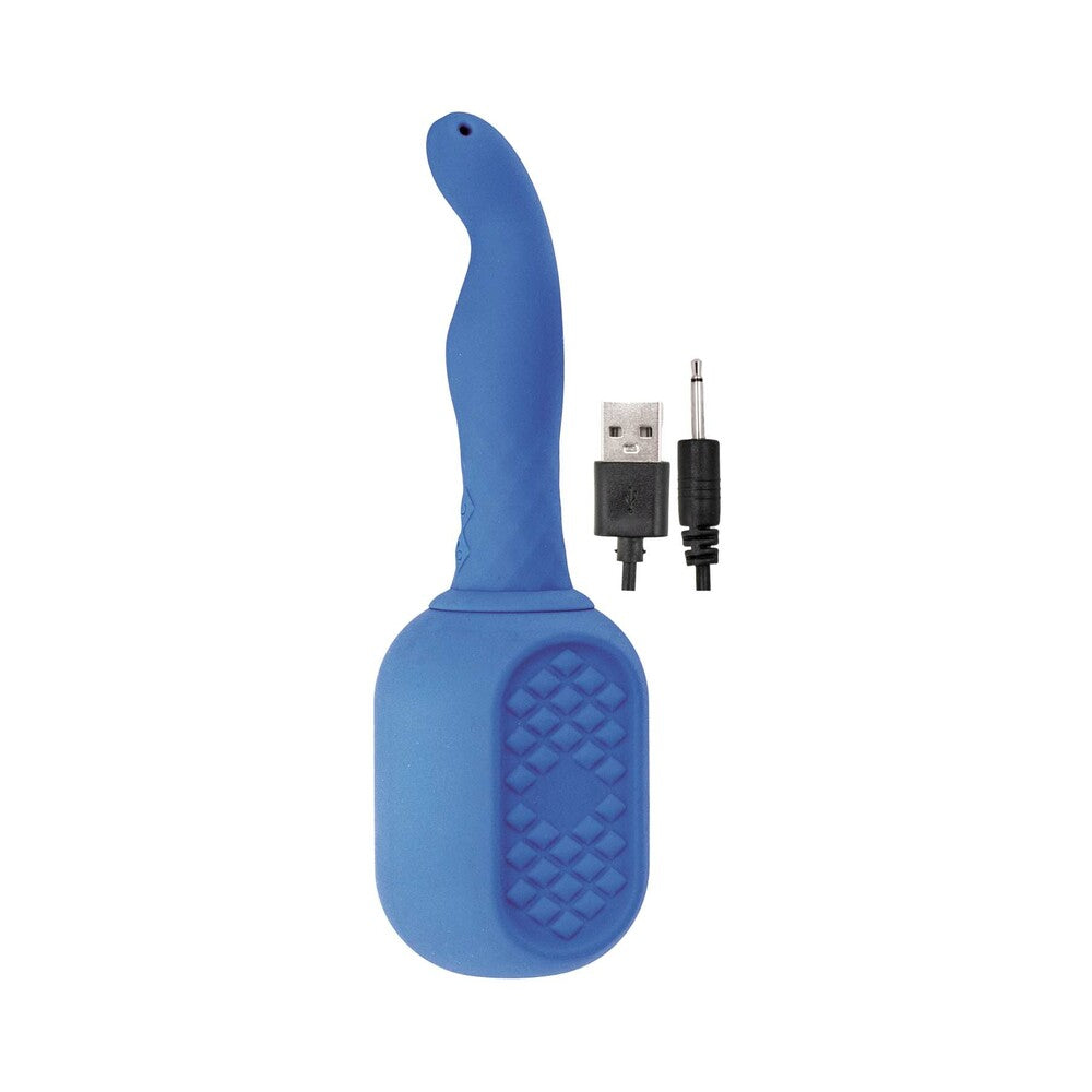 Nasstoys Vibrating Douche Rechargeable Silicone Blue 3
