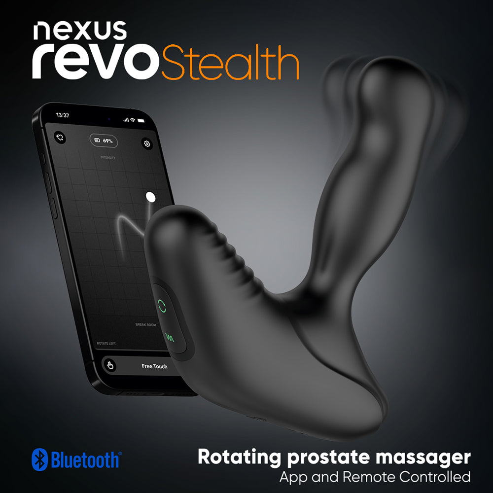 Nexus Revo Stealth App Enabled Rotating and Vibrating Remote Control Prostate Massager 10