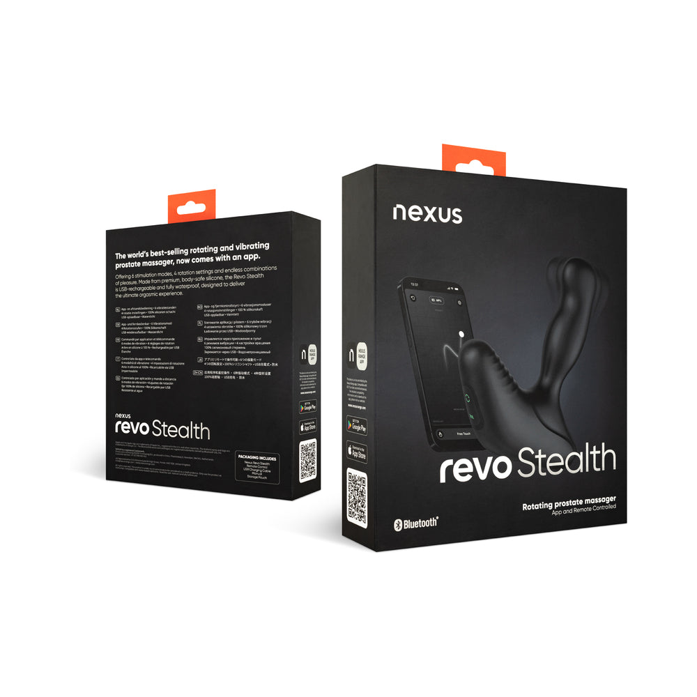 Nexus Revo Stealth App Enabled Rotating and Vibrating Remote Control Prostate Massager 12