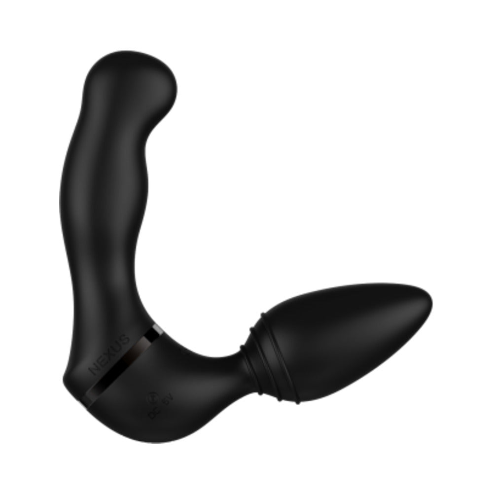 Nexus Revo Twist Waterproof Remote Control Interchangeable Rotating and Vibrating Massager Black 1