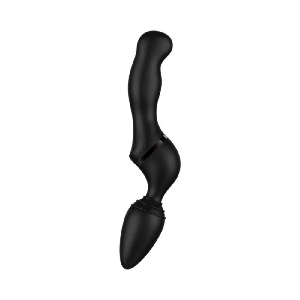 Nexus Revo Twist Waterproof Remote Control Interchangeable Rotating and Vibrating Massager Black 2