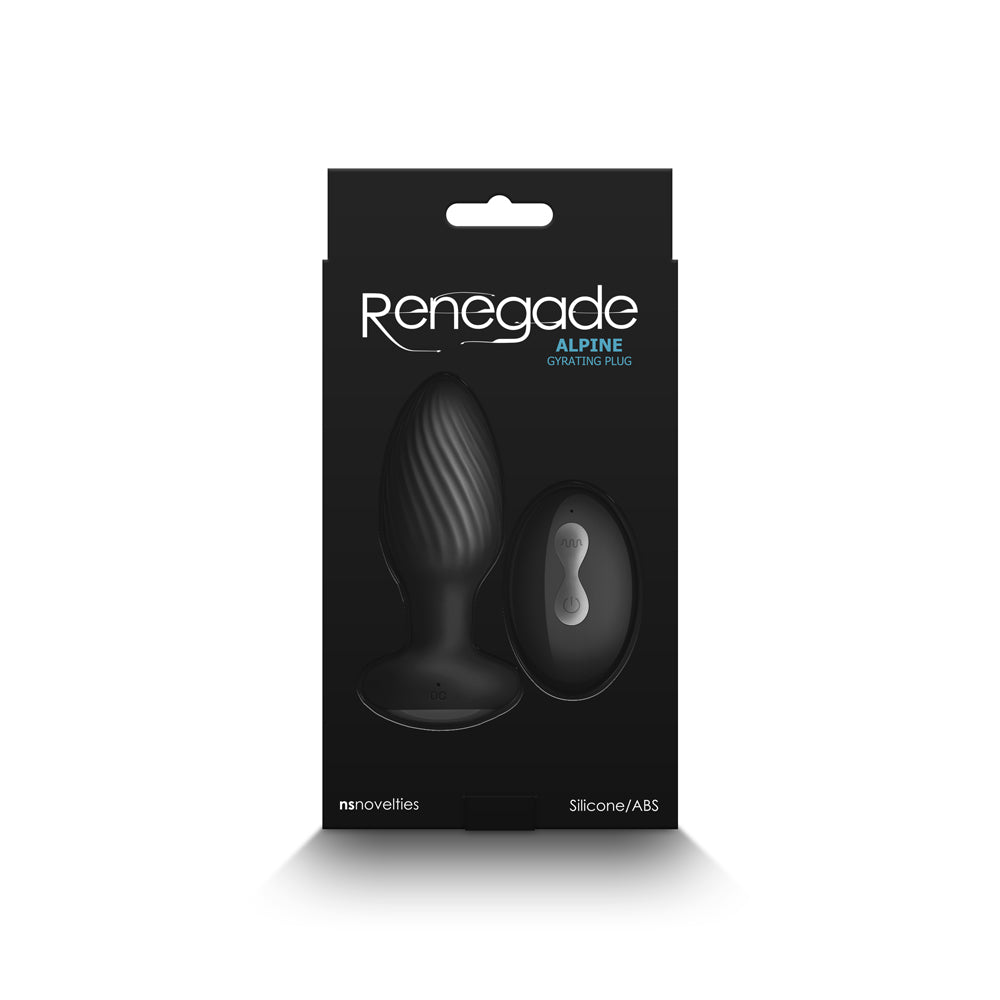 NS Novelties Renegade Alpine Gyrating Plug Black 3