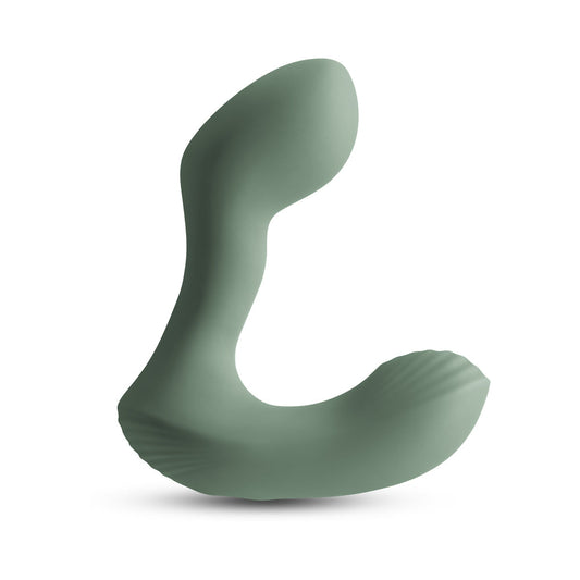 NS Novelties Renegade Outlaw Rechargeable Vibrating Prostate Massager Sage 1