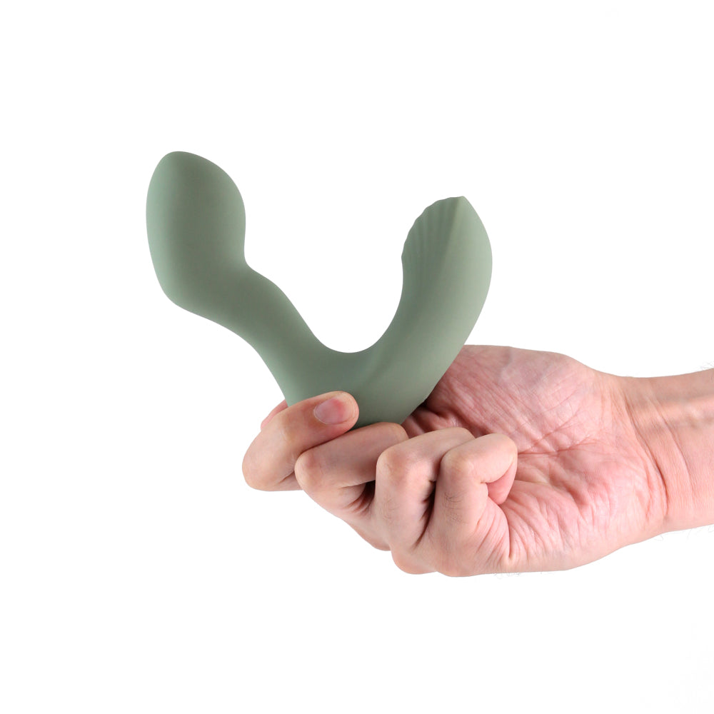 NS Novelties Renegade Outlaw Rechargeable Vibrating Prostate Massager Sage 2