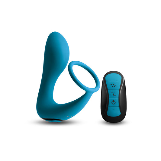 NS Novelties Renegade Slingshot II Cock Ring & Prostate Stimulator Teal 1