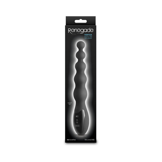 NS Novelties Renegade Virtua Digital Vibe with Beads Black