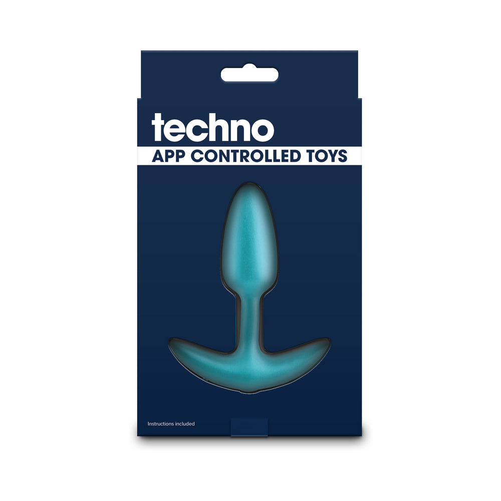 NS Novelties Techno Trance App-controlled Vibrating Plug with Remote Blue 3