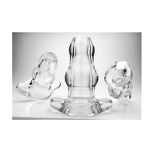 Perfect Fit Double Tunnel Plug - Clear - Medium