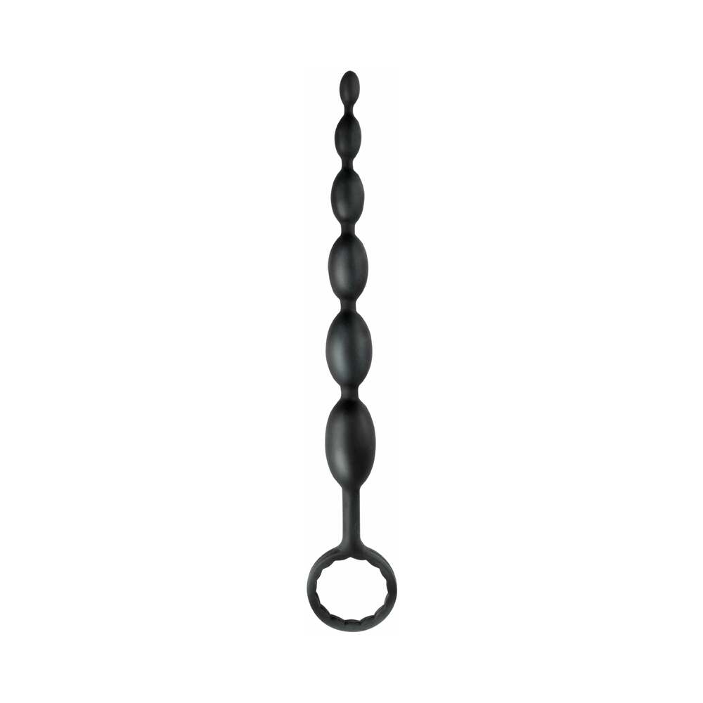 Pipedream Anal Fantasy Collection Silicone First-Time Fun Beads Black1